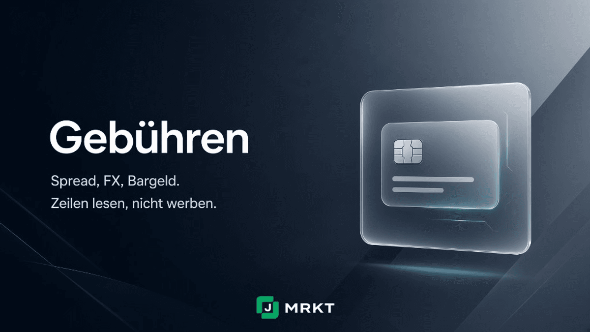 Magazin-Cover Gebühren: Glas-Panel mit Karten-Schema — Illustration, kein Produktfoto