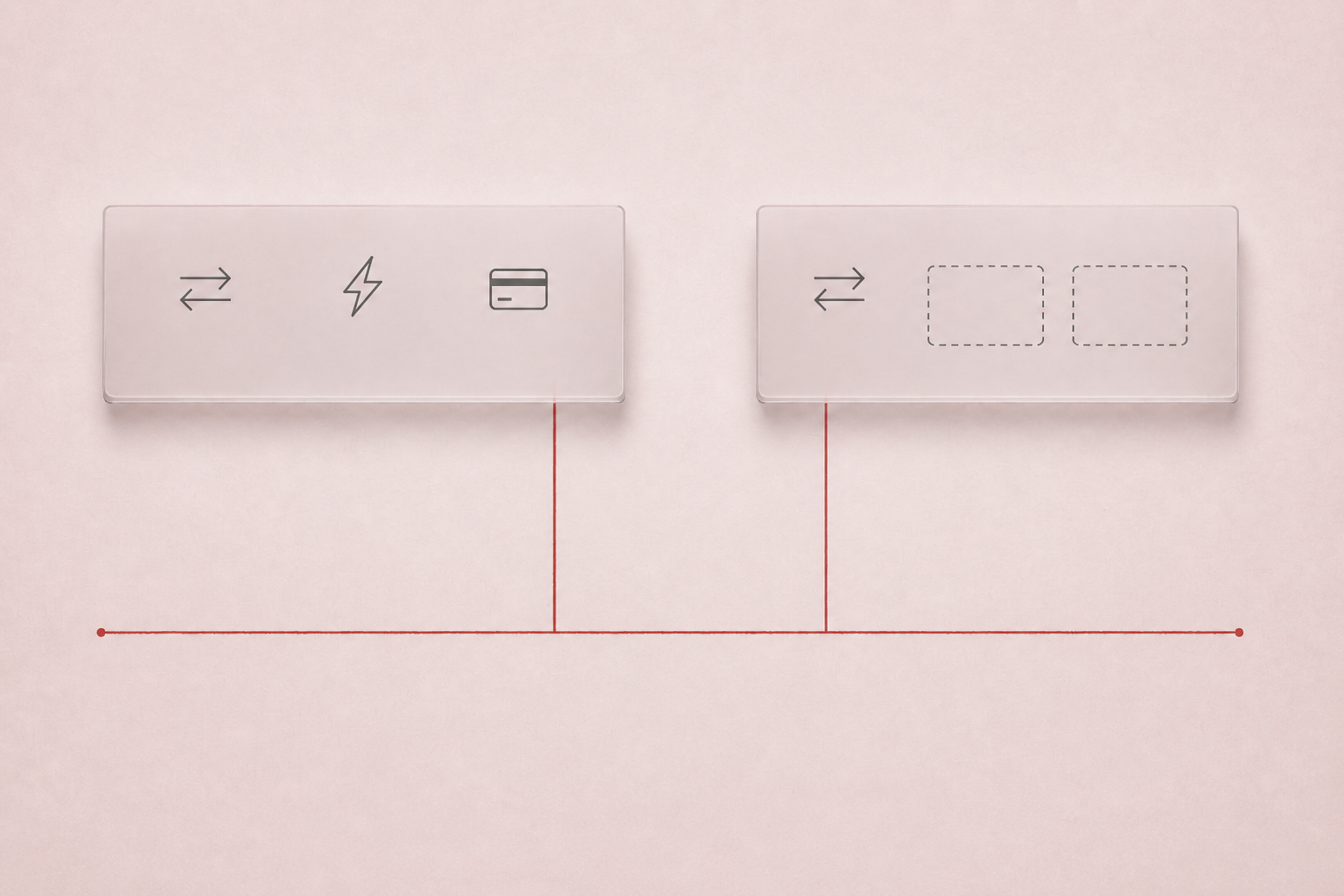 Hebel-Diagramm mit Liquidationslinie — Illustration, kein Produktfoto